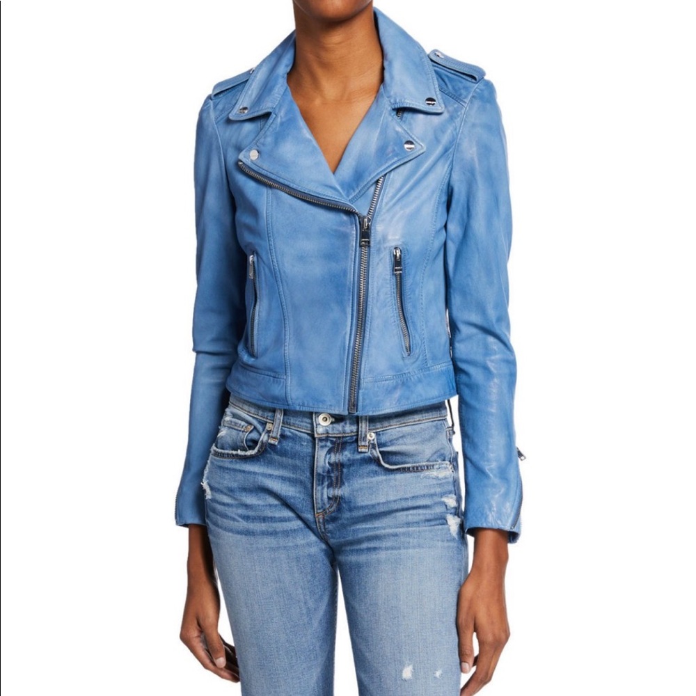 Lamarque leather biker jacket